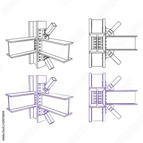 Steel section Connections outline