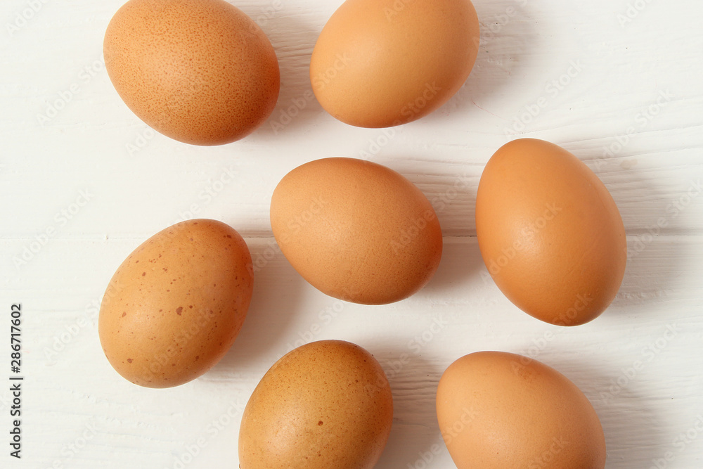 chicken eggs on the table. Farm products, natural eggs. chicken eggs on the table. Farm products, natural eggs.