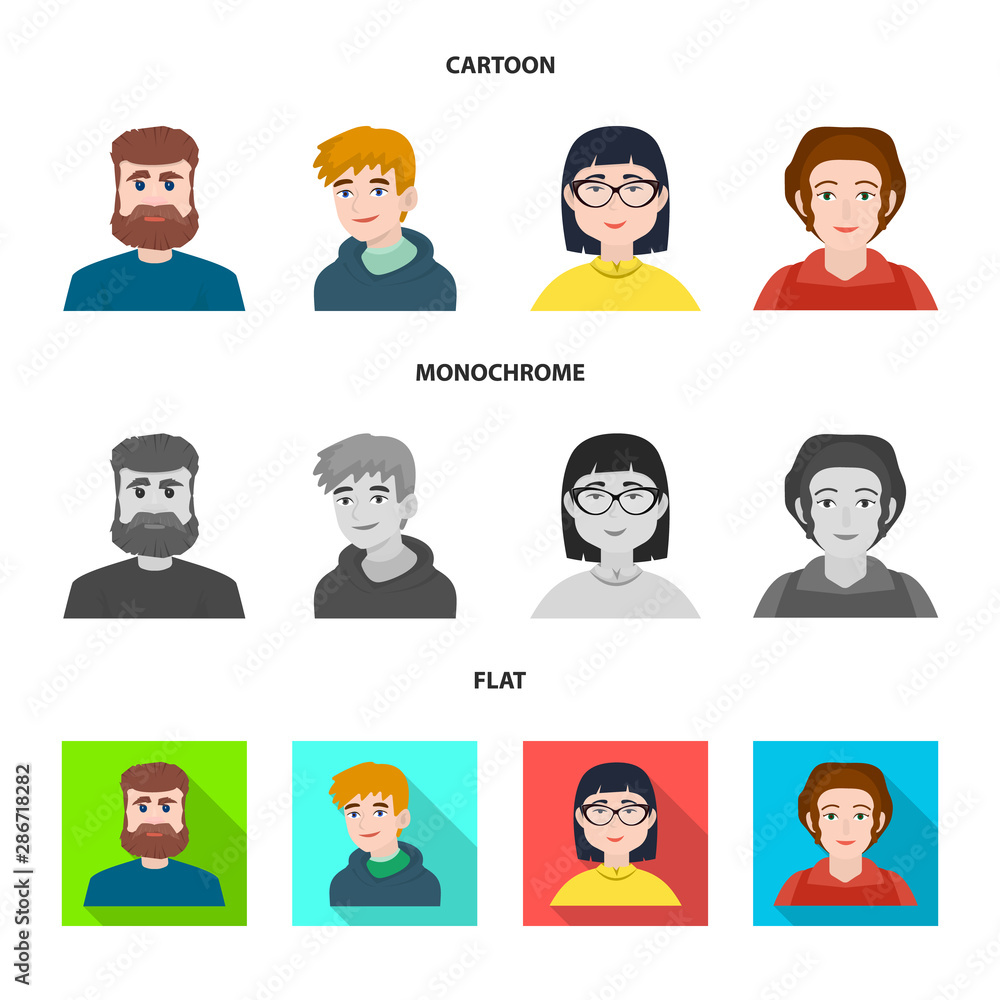 Isolated object of clothing and fashion icon. Set of clothing and nationality stock vector illustration.