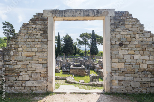Fototapeta Naklejka Na Ścianę i Meble -  Split, Croatia. Roman ruins of Salona at Solin