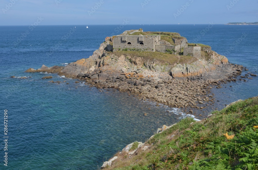 Fort de l'îlette, Kermorvan, le Conquet, Brittany, France
