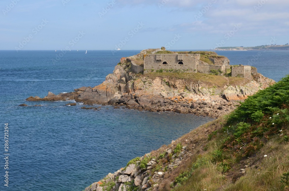 Fort de l'îlette, Kermorvan, le Conquet, Brittany, France