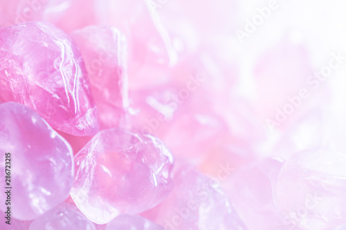 Rose Quartz Texture Background – Elegant Pale Pink Stone for Decorative Design
