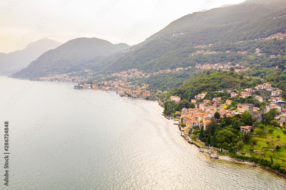 Lago di Como (IT) - Santa Maria Rezzonico - vista aerea