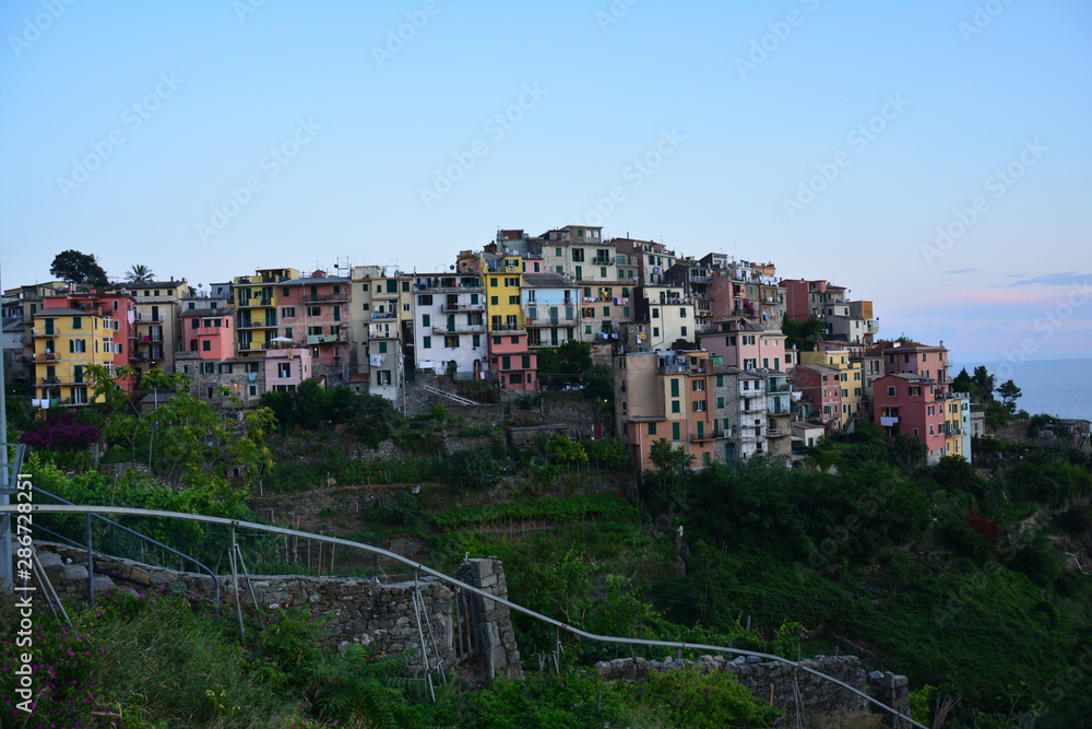 Village Coloré Corniglia Cinque Terre Italie