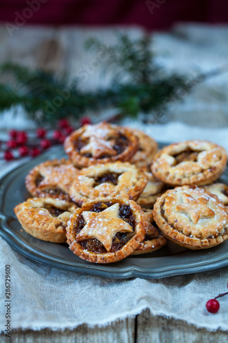 Traditional Christmas mince pies