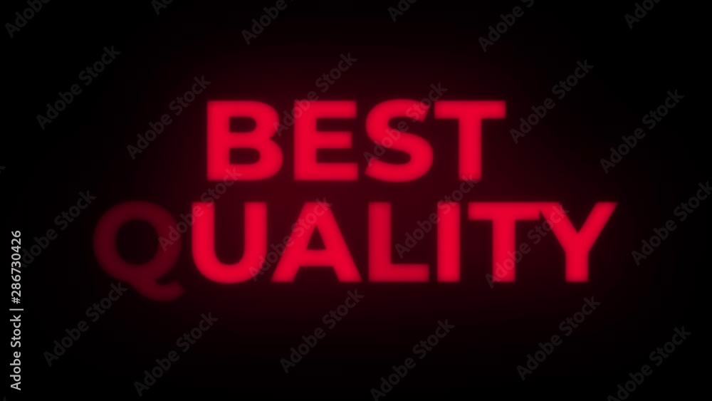 Best Quality Text Blinking Flickering Neon Red Sign Promotional Loop Background. Sale, Discounts, Deals, Special Offers. Green Screen and Alpha Matte Best Quality Text Blinking Flickering Neon Red Sign Promotional Loop Background. Sale, Discounts, Deals, Special Offers. Green Screen and Alpha Matte