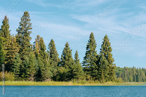 Canadian landscape - lake in duck mountain provincial park photo