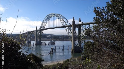 Bay bridge in Pacific Northwest
