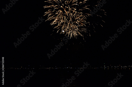 firework at night