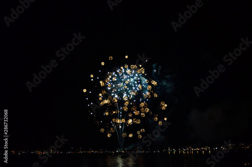 firework at night