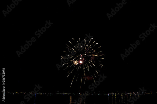 firework at night