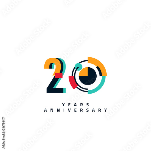 20 Years anniversary design