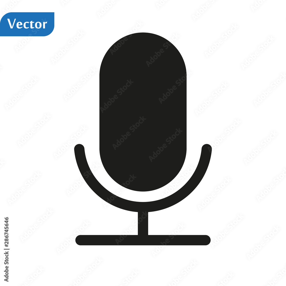 Microphone vector icon, Web design icon. Voice vector icon, Record. Microphone - recording Studio Symbol. Retro microphone icon Microphone vector icon, Web design icon. Voice vector icon, Record. Microphone - recording Studio Symbol. Retro microphone icon