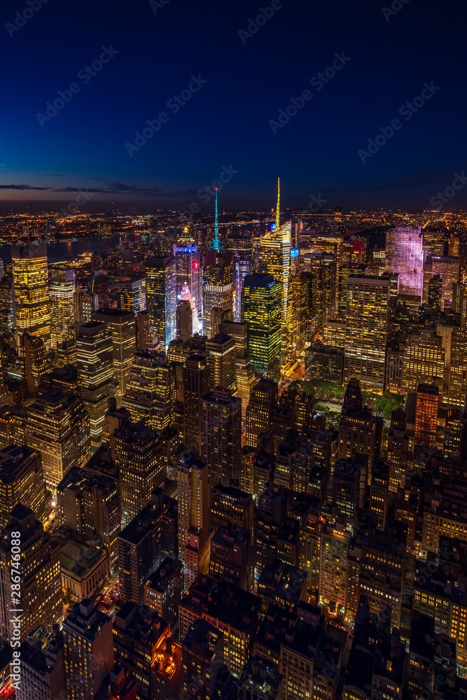 Obraz premium Around Times Square at evening lighting