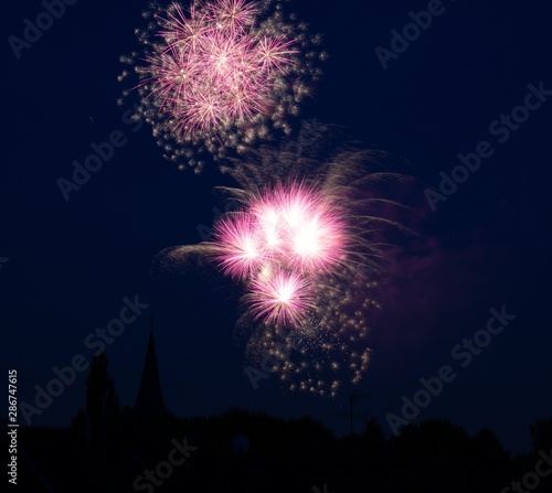 fireworks in the sky