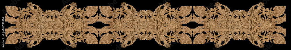 Elements of architectural decorations of buildings, plaster moldings ...