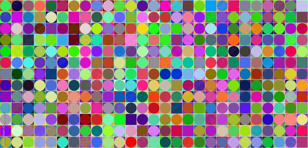 Circles pattern in fashion trend wallpaper art colorful Circles pattern in fashion trend wallpaper art colorful