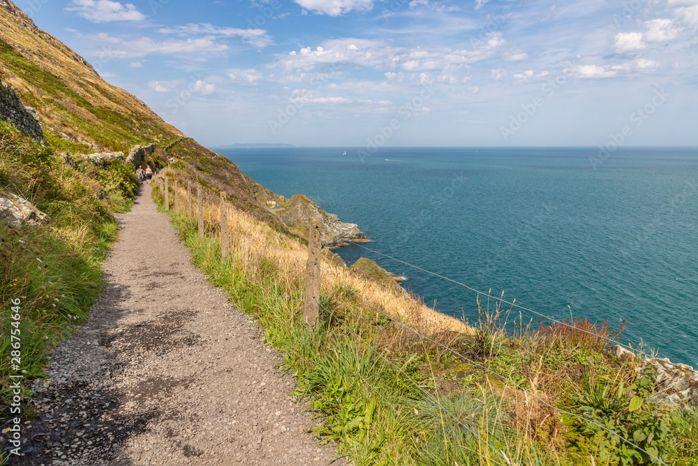 Cliff walk trail in Bray Cliff walk trail in Bray