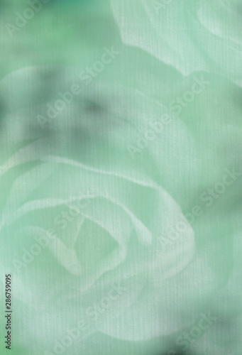 Floral vintage seamless pattern on light green background