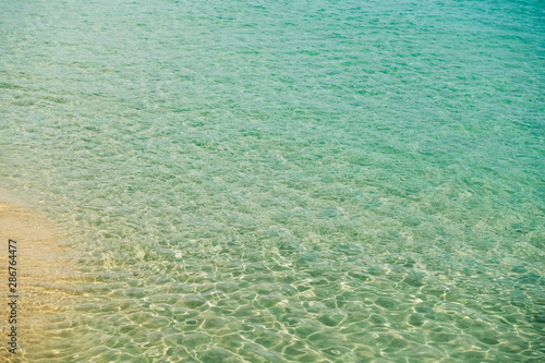 Fototapeta Naklejka Na Ścianę i Meble -  Fullframe view of turquoise rippled water