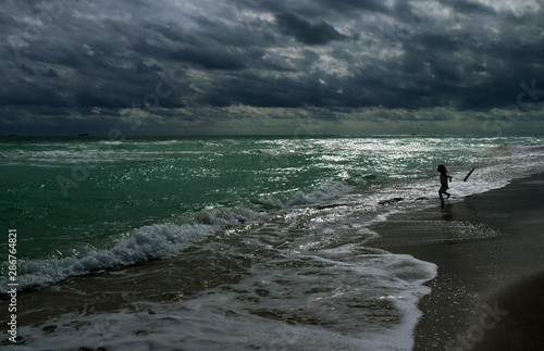 фотографія Storm approaching Miami Beach, Florida, USA