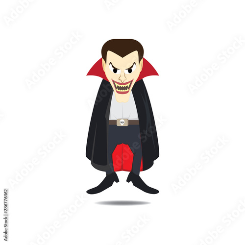 cute dracula vector illustration