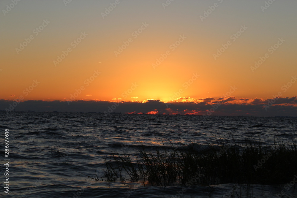 Sunset Below the Clouds