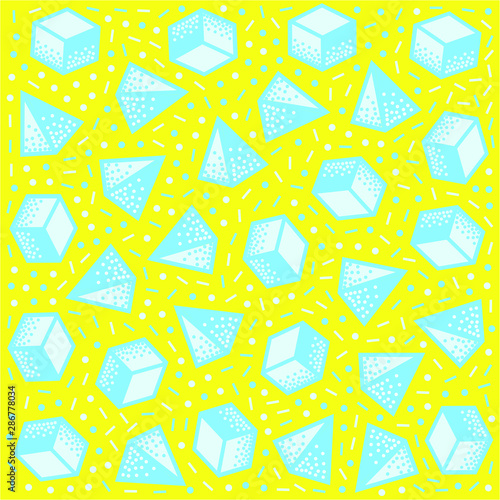 Bright and colourful Retro Vintage geometric pattern. Perfect for fashion, wallpapers, print material 