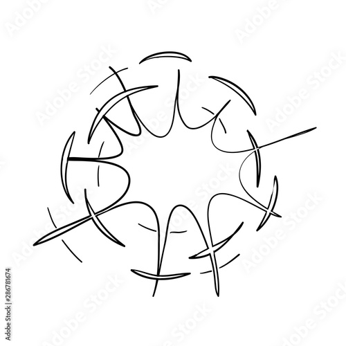 light blitz flash burst explosion illustration cartoon style