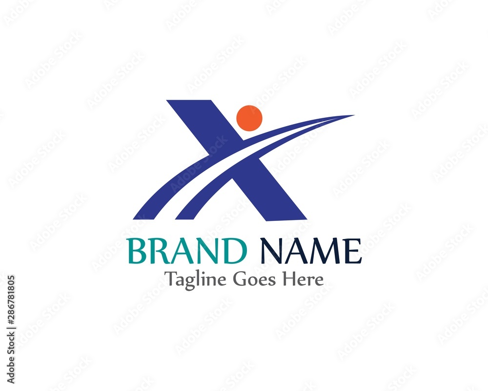 X letter logo template vector icon illustration design X letter logo template vector icon illustration design