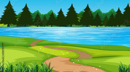 Empty background nature scenery