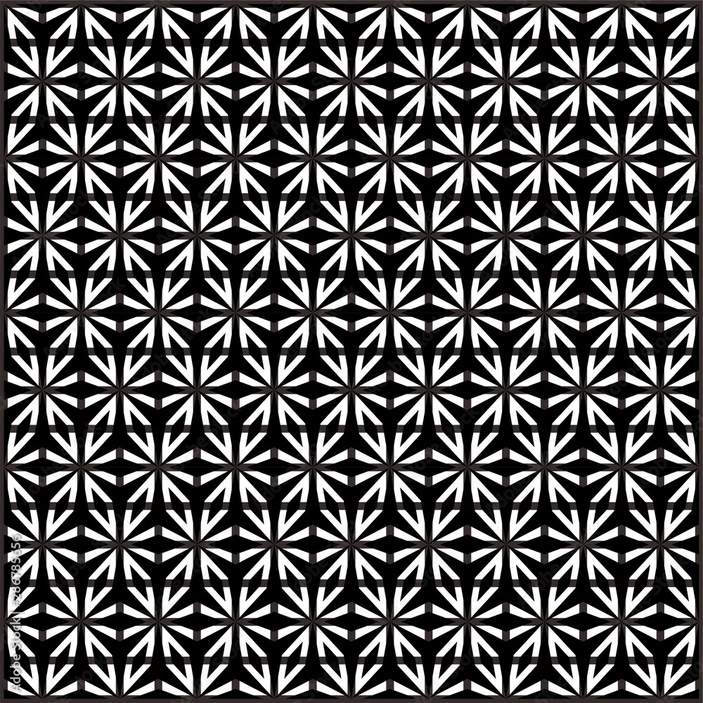 The Amazing Black and White Abstract Pattern Wallpaper