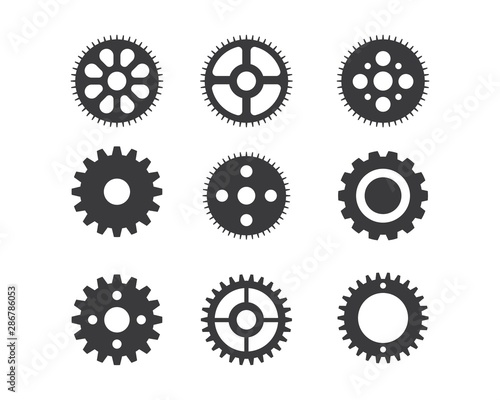 Gear Logo Template vector icon illustration