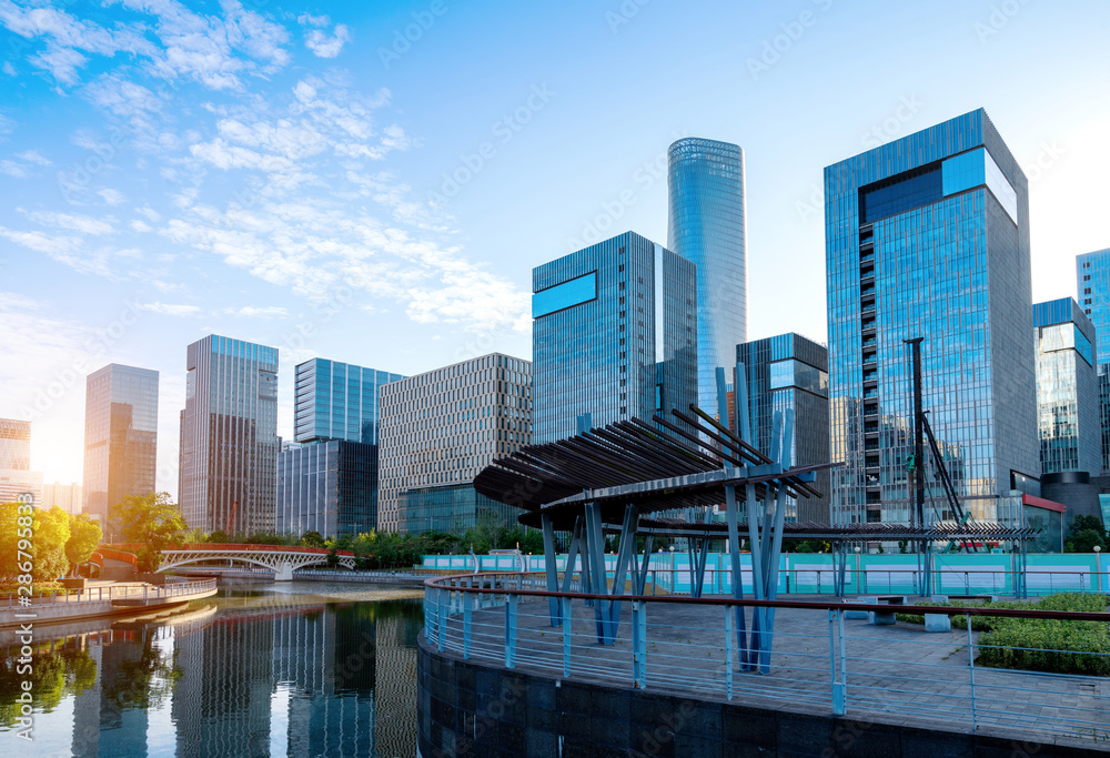 Fototapeta premium China Ningbo Cityscape