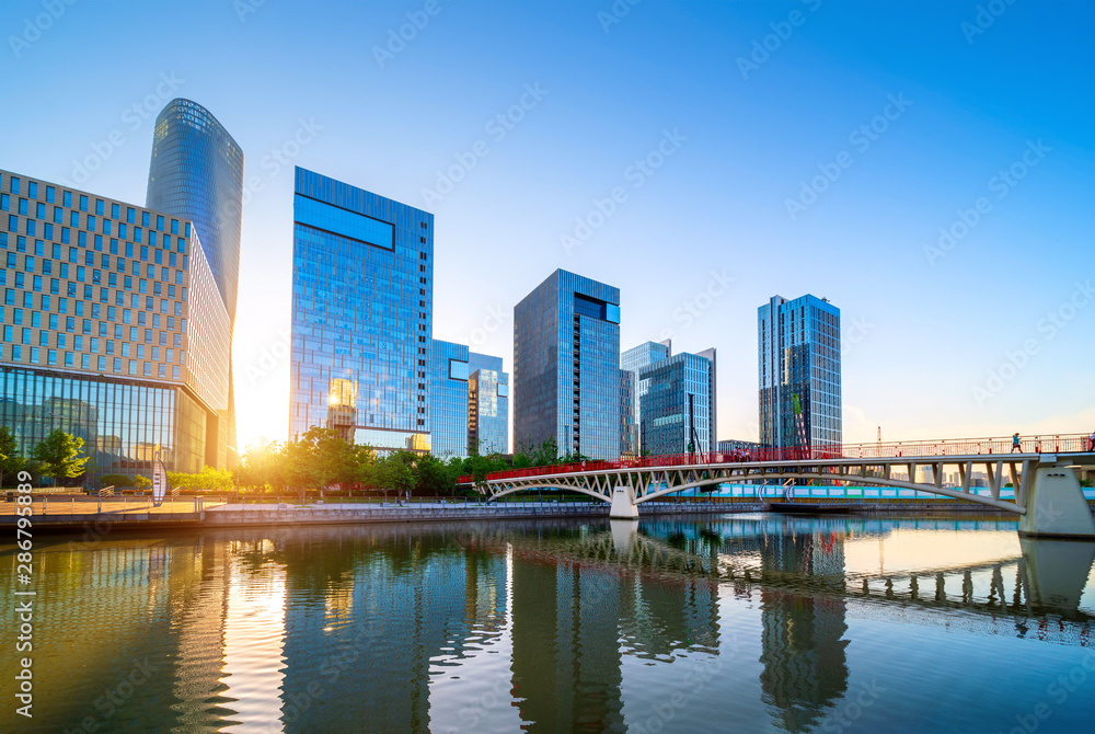 Fototapeta premium China Ningbo Cityscape