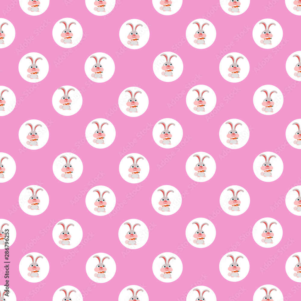 seamless pattern with rabbit seamless pattern with rabbit