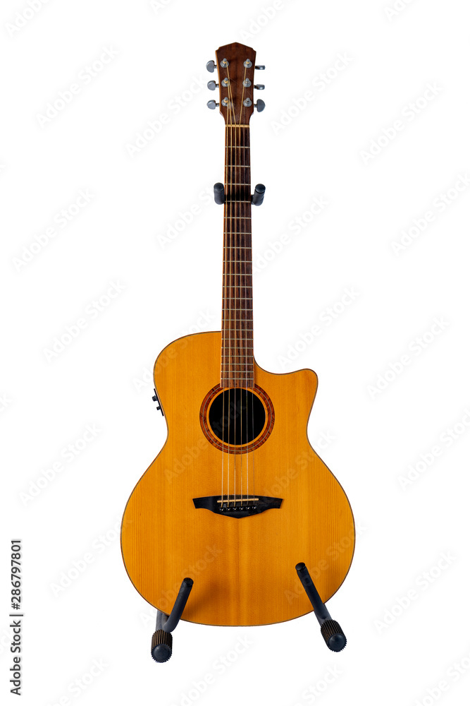 Obraz premium guitar on a white background