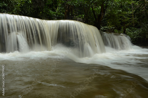 Huai Mae Khamin  Waterfall  Kanchanaburi province  Thailand