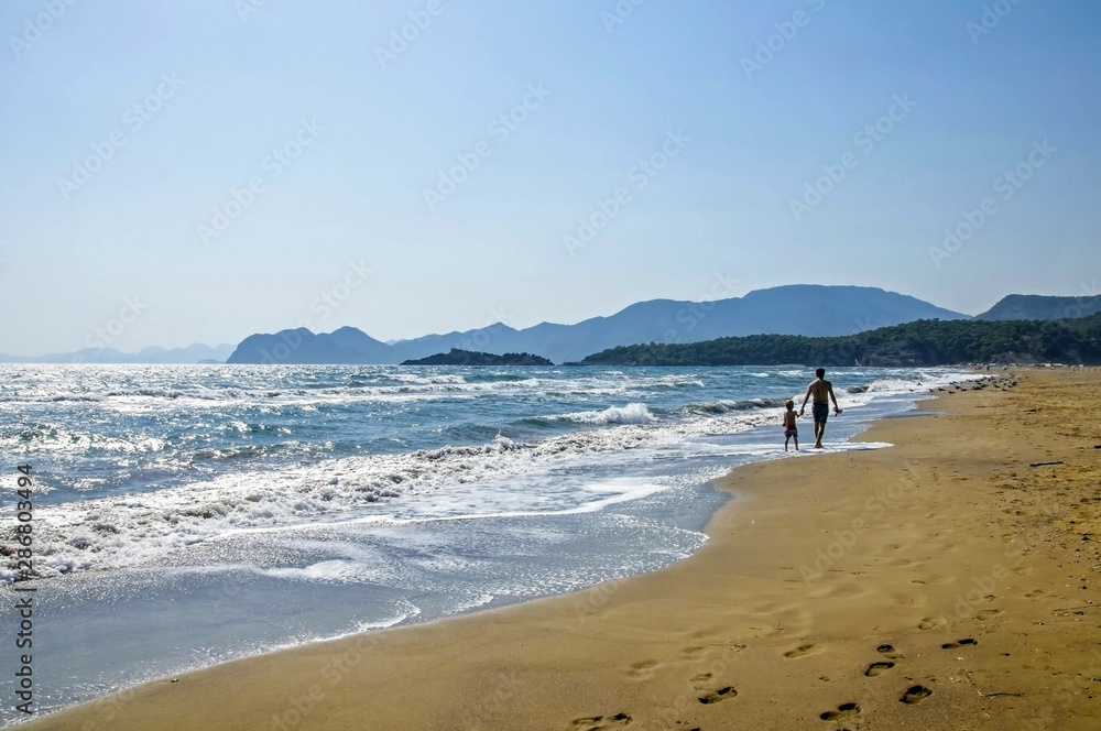 beach and sea