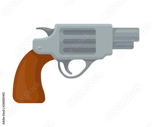 Little gun. Vector illustration on a white background. photo