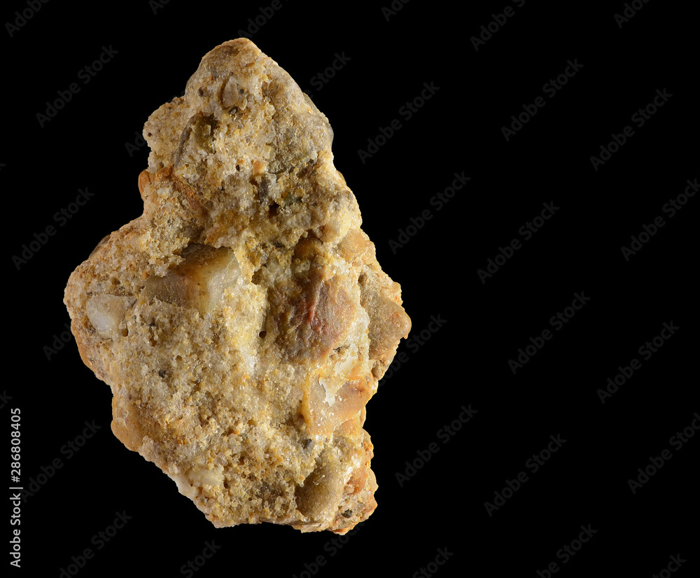 Conglomerate stone with clipping path Conglomerate stone with clipping path