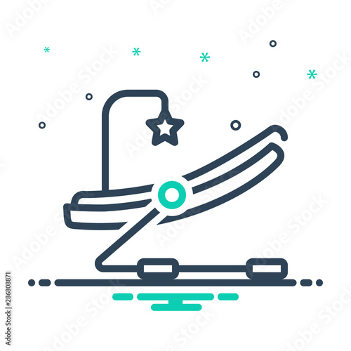 mix icon for baby bouncer 