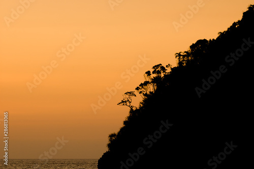 Danjugan Island sunset silhouette