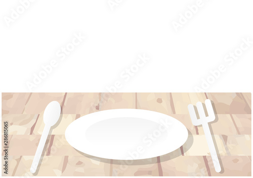 料理　テープル　皿