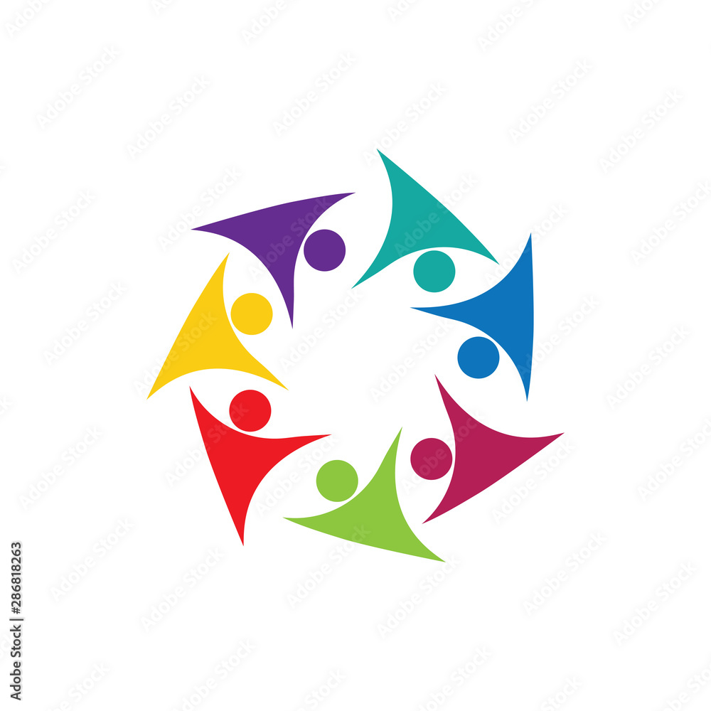 Adoption and community care Logo template vector Adoption and community care Logo template vector