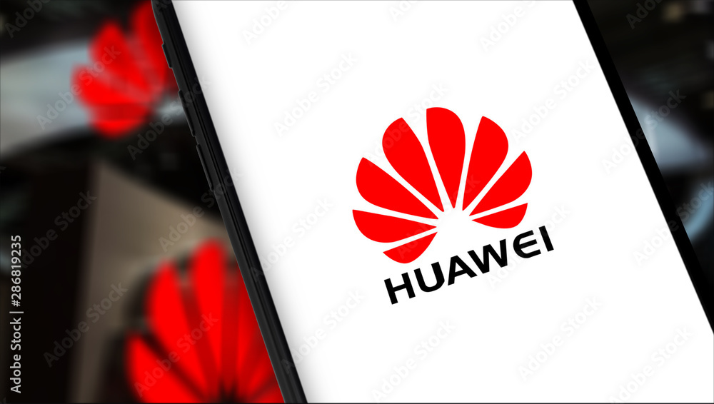 smartphone with Huawei logo. Huawei Technologies Co. Ltd. is Chinese  multinational telecommunications equipment, consumer electronics  manufacturer, headquartered. Moscow, Russia - May 20, 2019 Photos | Adobe  Stock