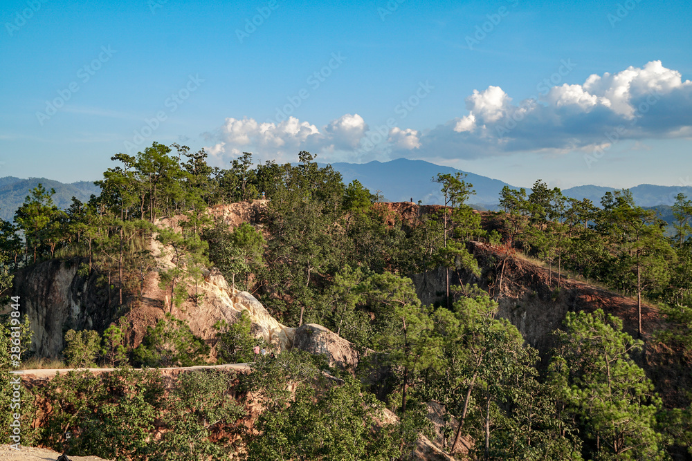 Fototapeta premium Pai Canyon, in the North of Thailand.