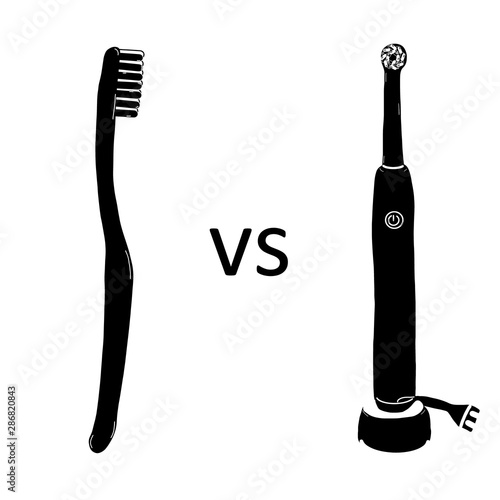 Manual toothbrush vs electric toothbrush