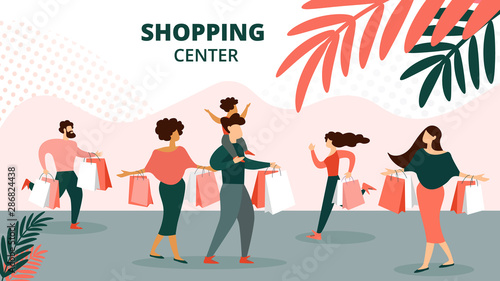 People Visiting Supermarket Shop on Weekend Off